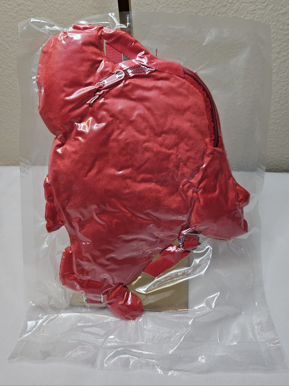 Cute Red Lobster Plush Crossbody Bag | Soft Stuffed Animal Bag NEW - Picture 5 of 5